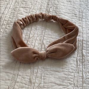Pink Velvet Headband
